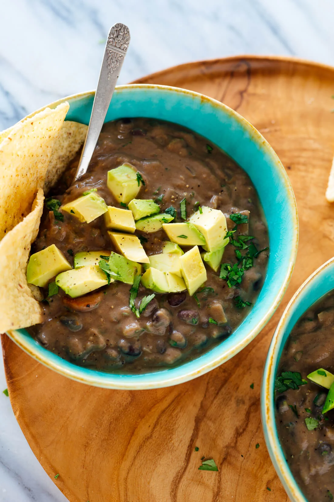 Spicy Black Bean and Lime Soup