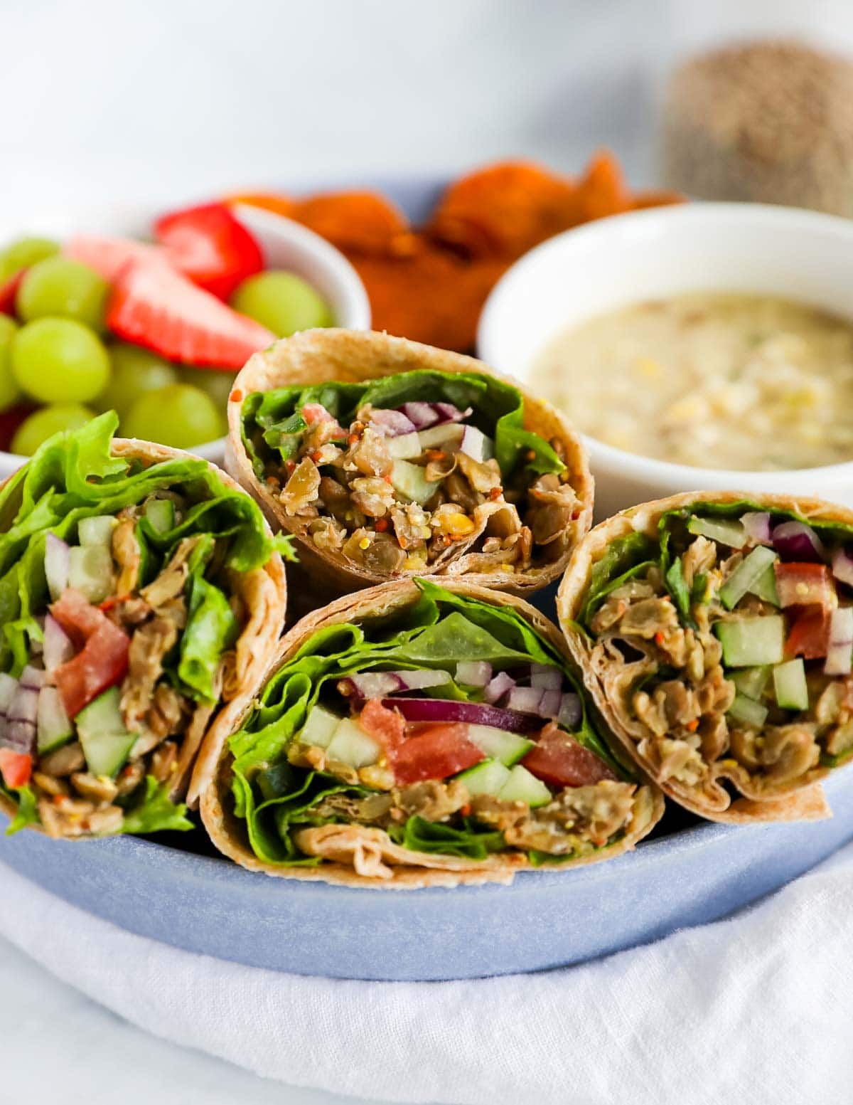 Spicy Lentil Wraps
