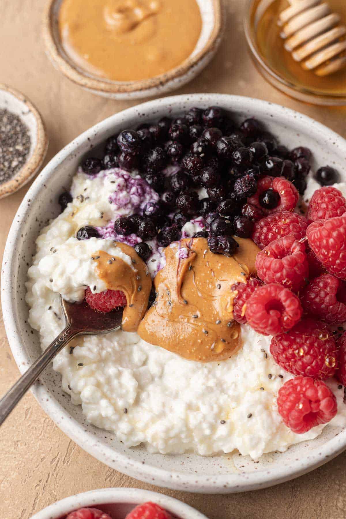 Sweet Cottage Cheese Bowl
