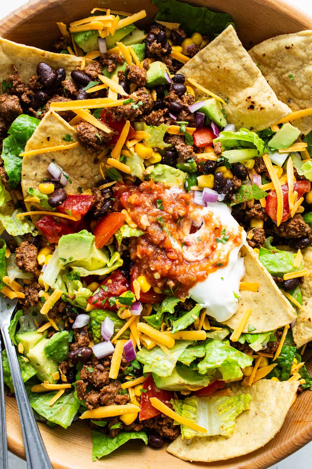 Taco-Inspired Lettuce Salad