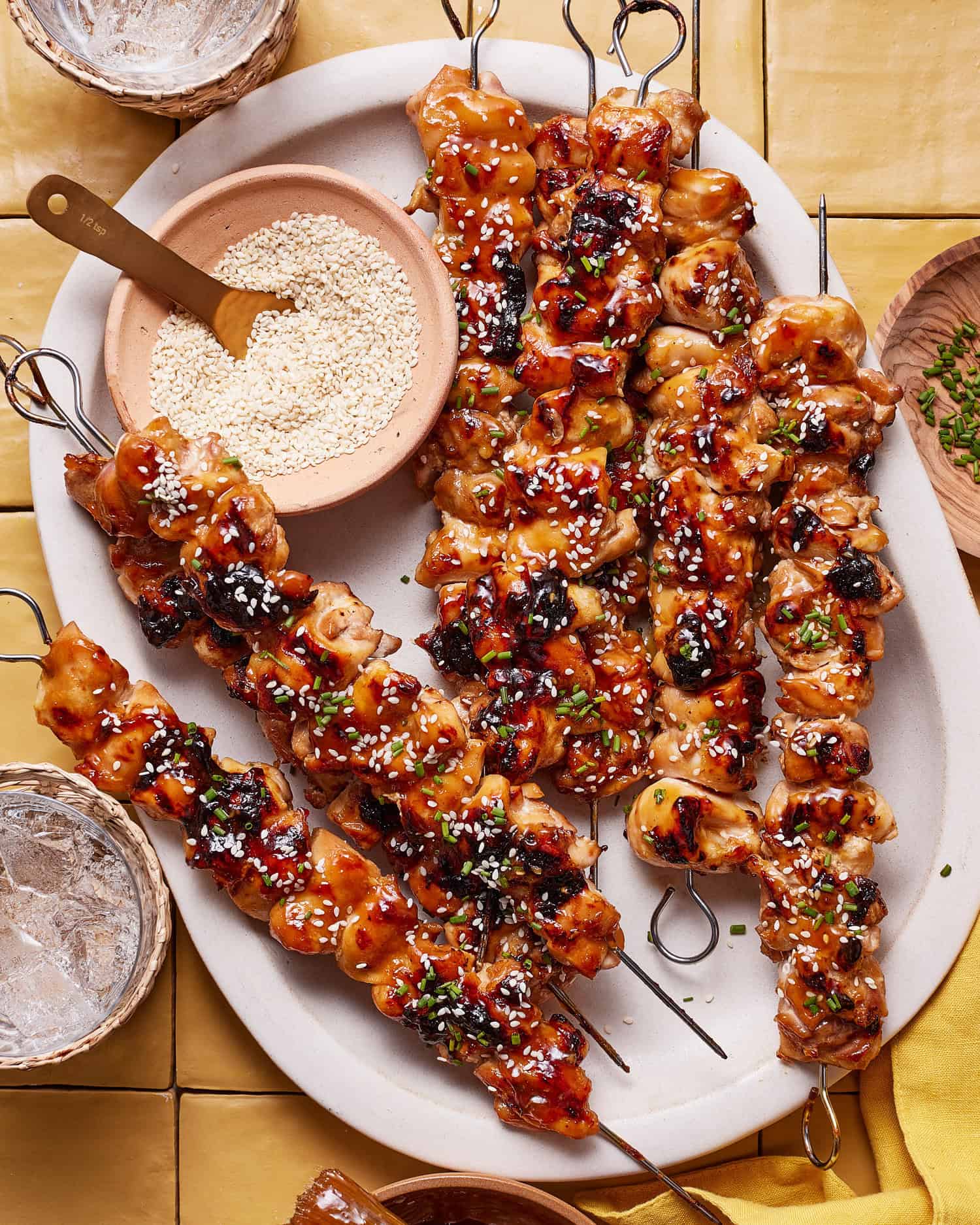 Teriyaki Grilled Chicken Skewers