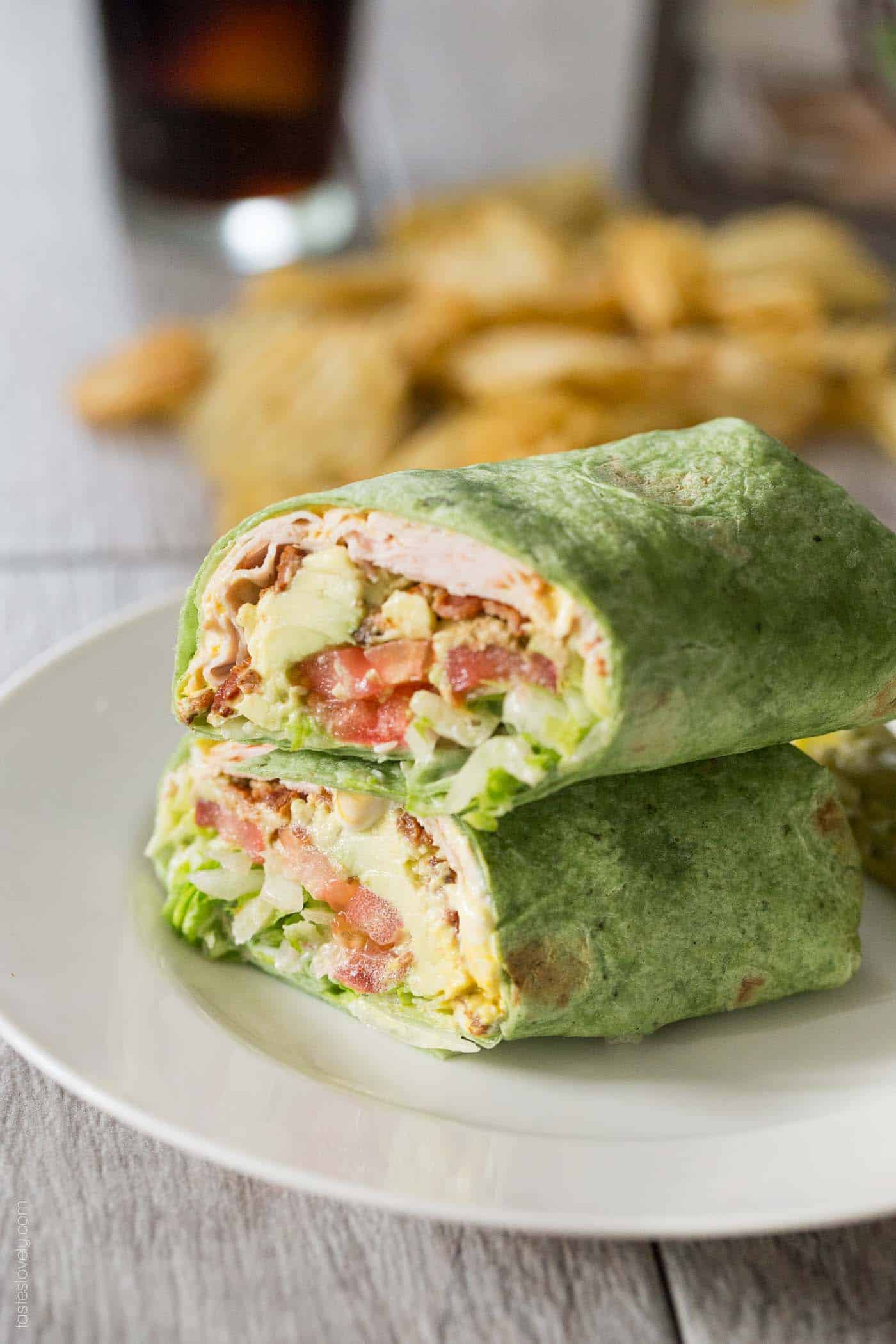 Turkey and Spinach Wrap