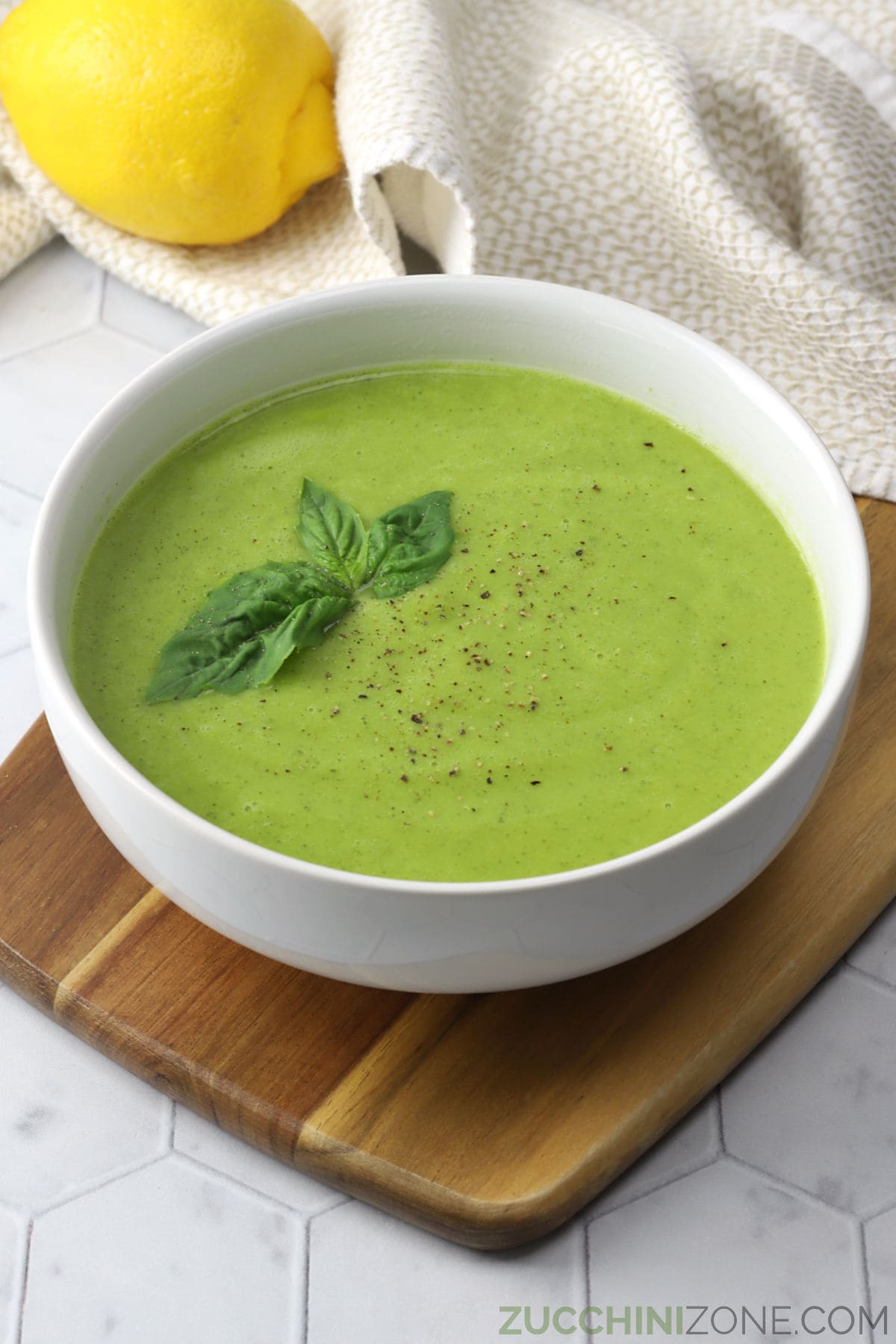 Zucchini Basil Soup