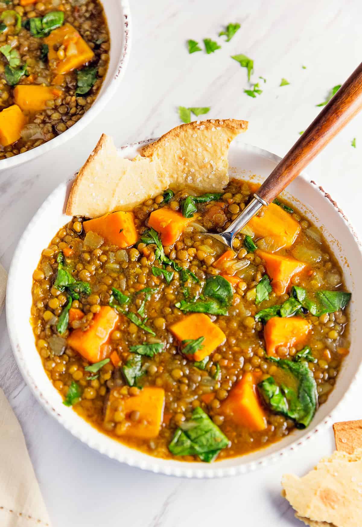 lentil and sweet potato stew