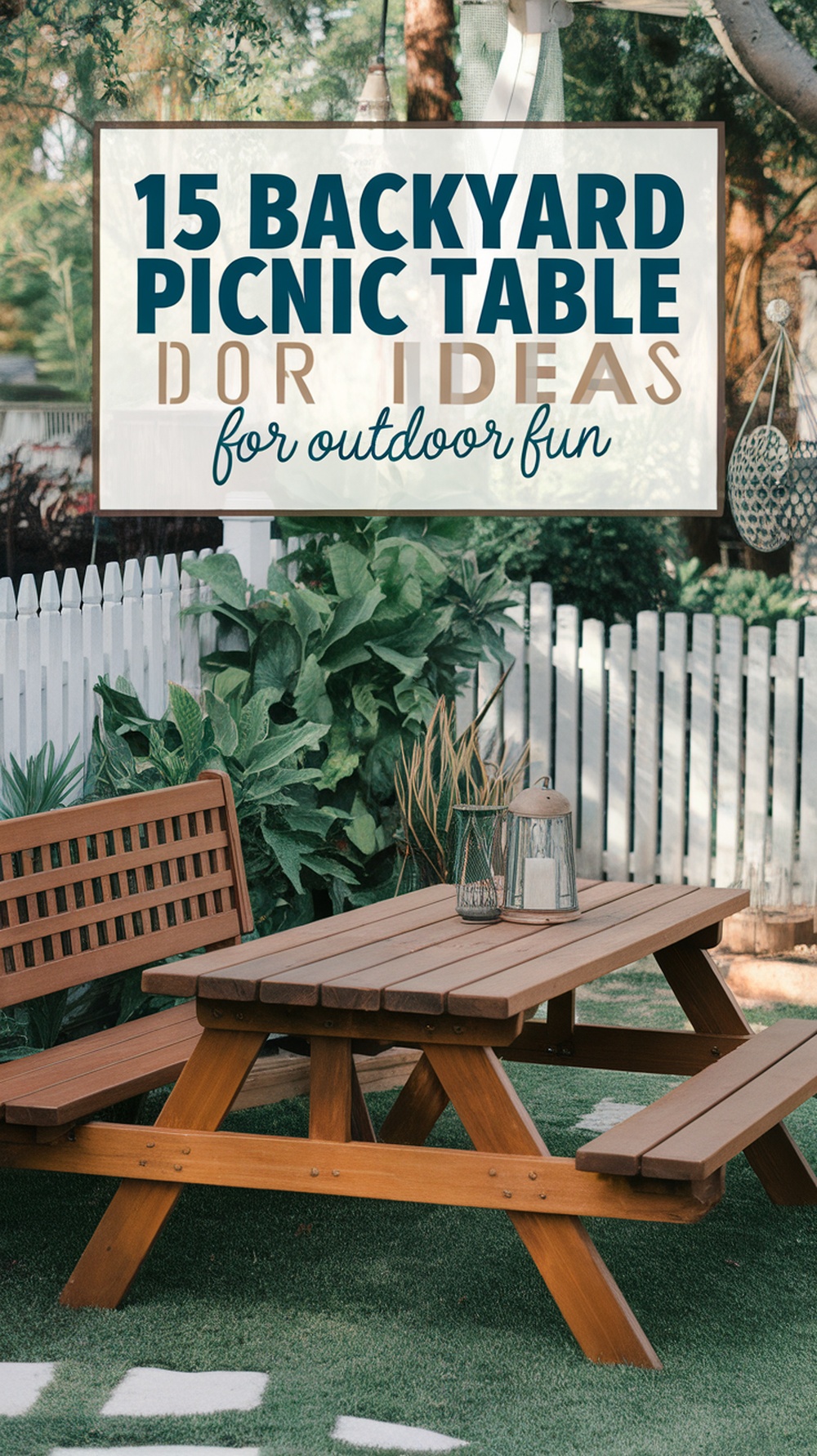 Backyard Picnic Table Ideas for Outdoor Fun-pin