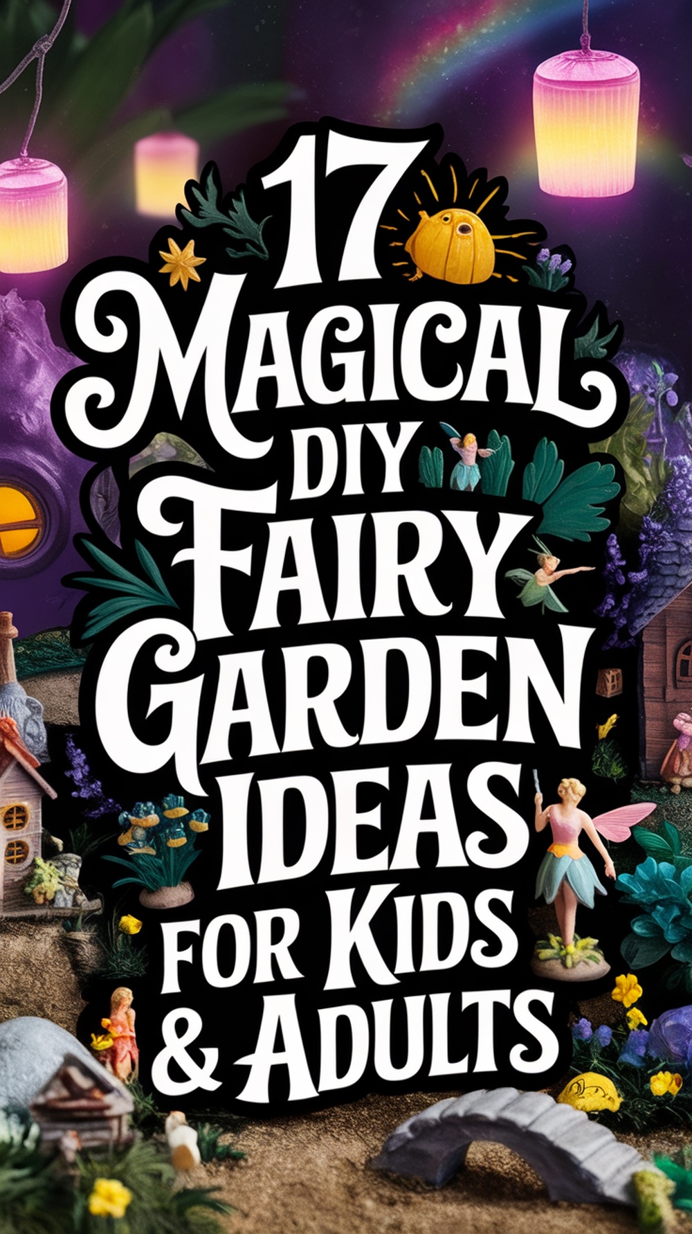 Magical DIY Fairy Garden Ideas for Kids & Adults