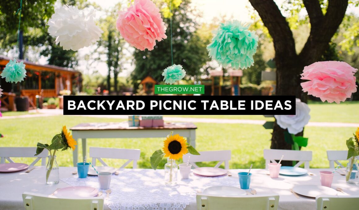 Backyard Picnic Table Ideas