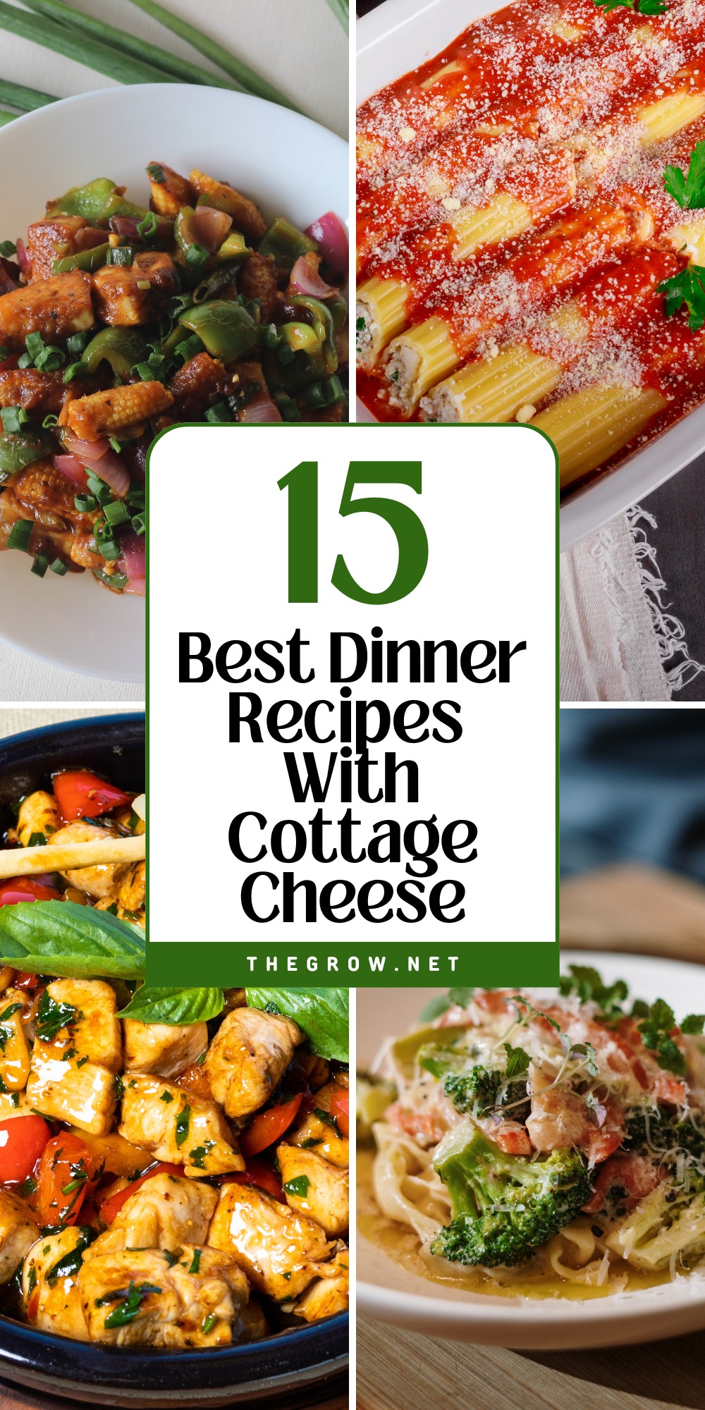 Best Dinner Recipes with Cottage Cheese-pin