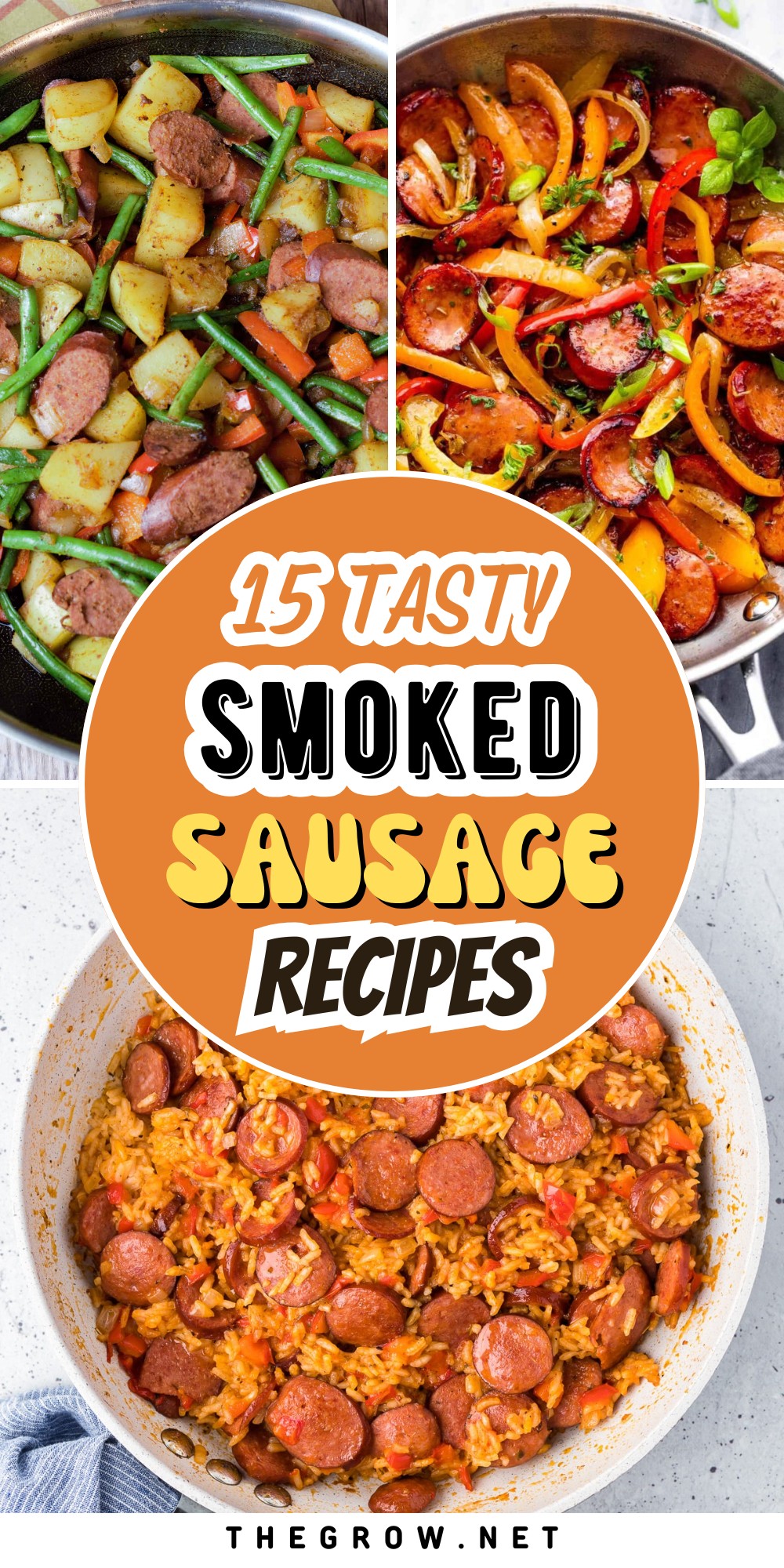 Best Smoked Sausage Recipes-pin