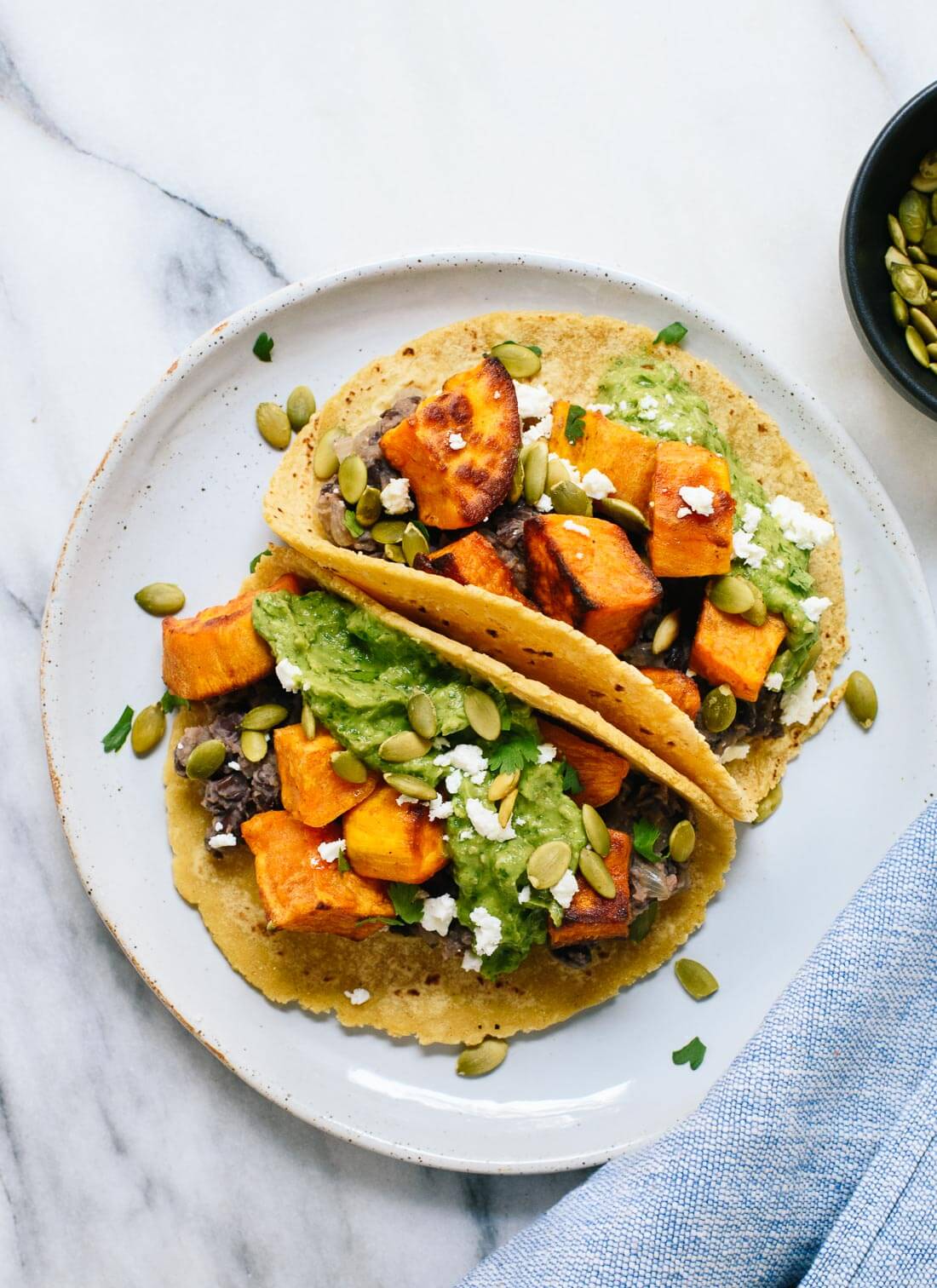 Black Bean and Sweet Potato Tacos