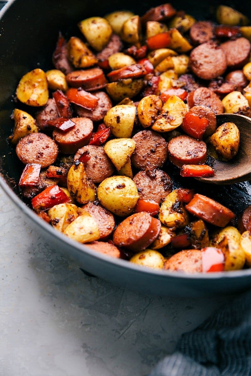 Bratwurst and Potato Skillet