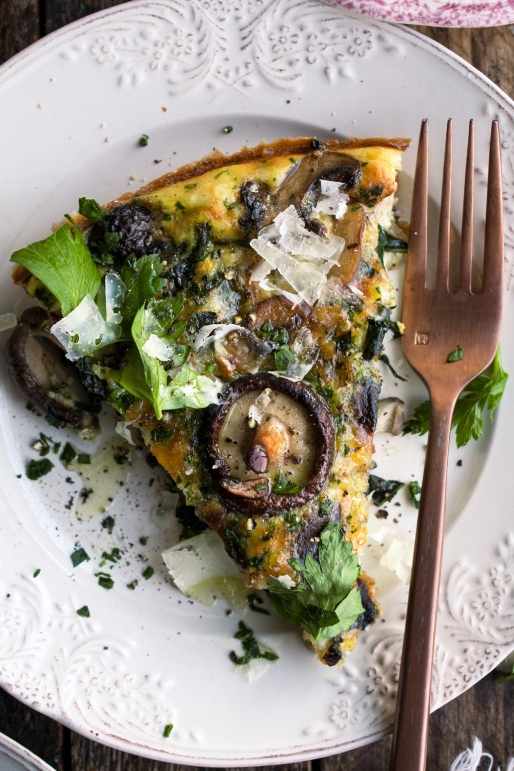 Chestnut Mushroom Frittata