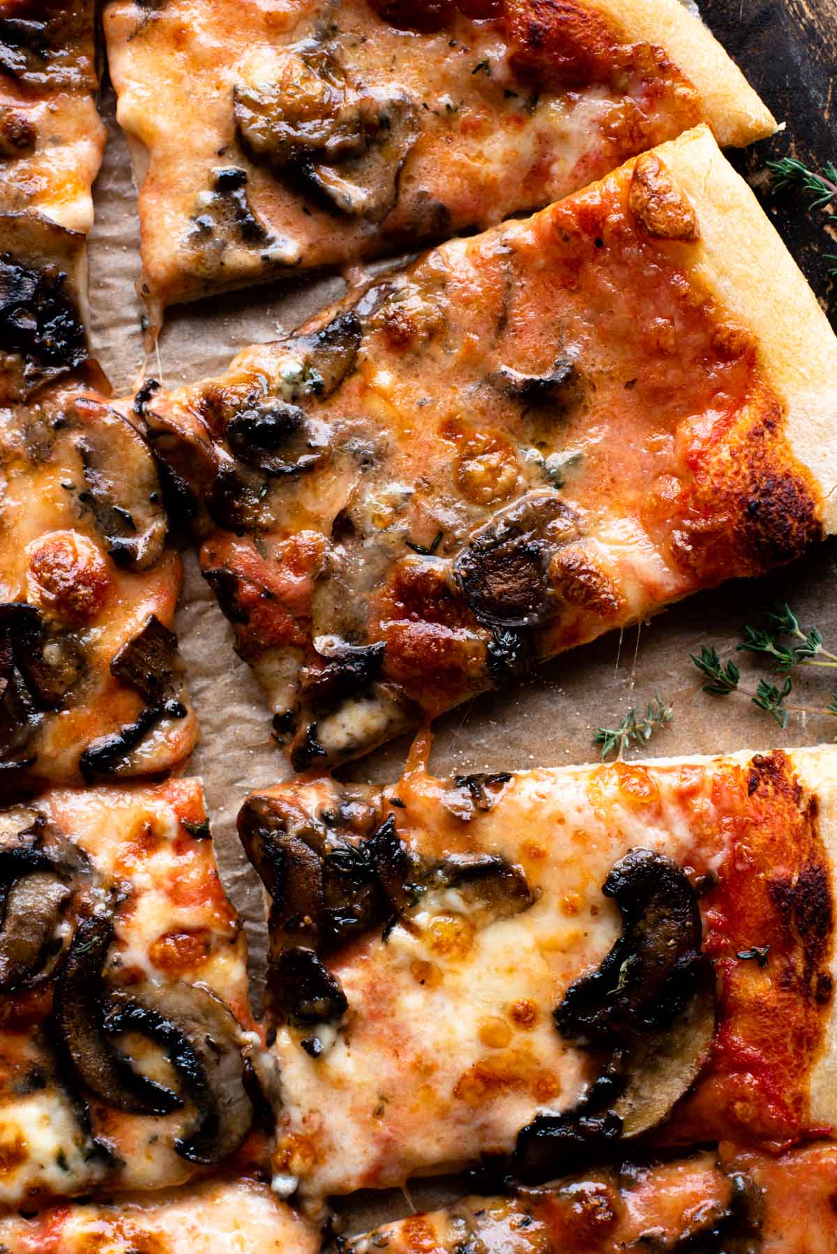 Chestnut Mushroom Pizza