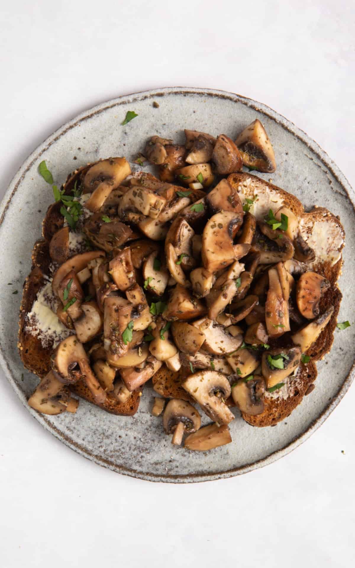 Chestnut Mushroom Toast