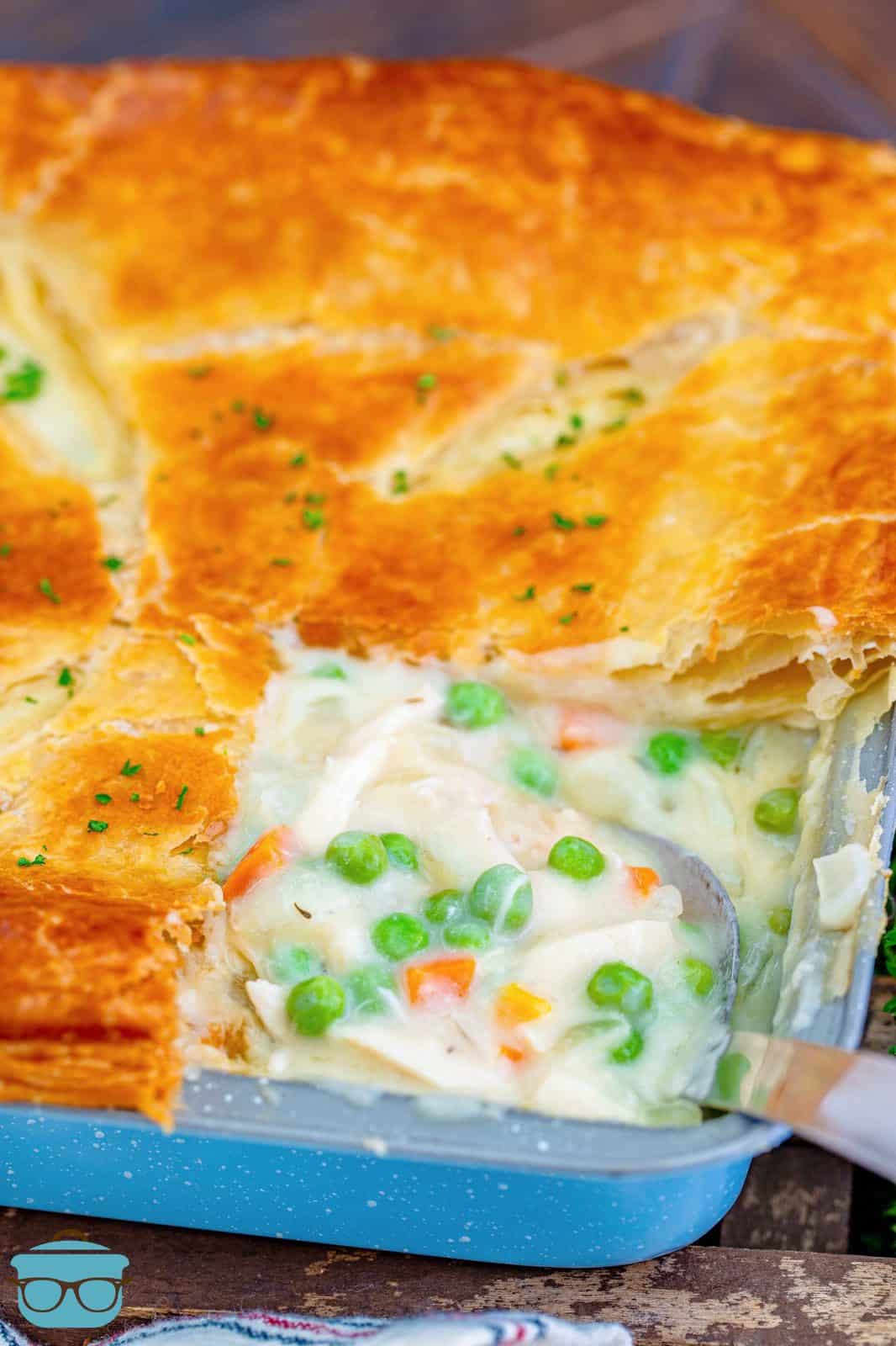 Chicken Potpie with Puff Pastry