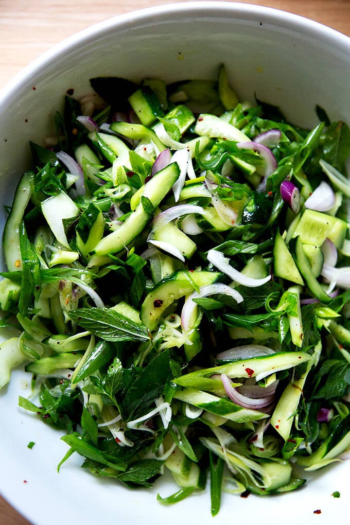 Cucumber and Mint Salad