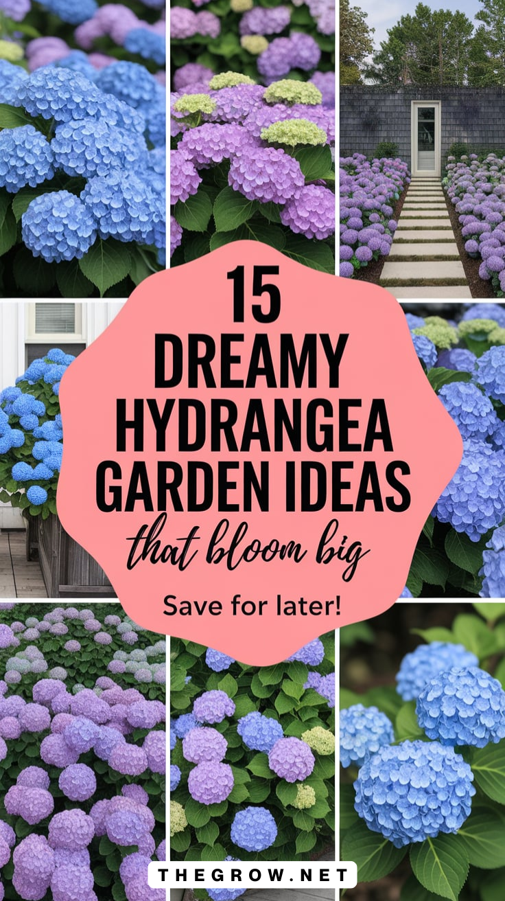 Dreamy Hydrangea Garden Ideas That Bloom Big-pin