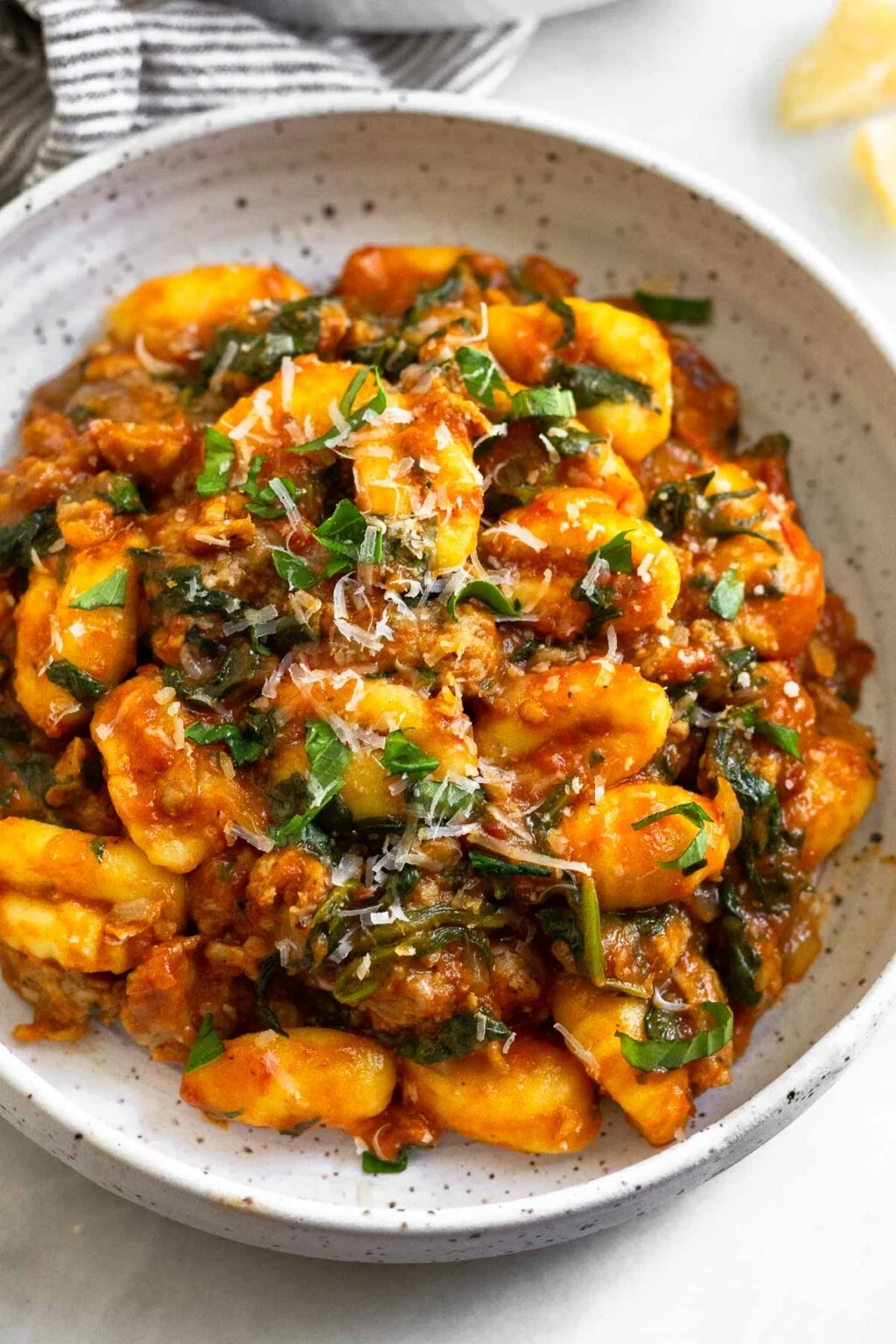 Italian Sausage Gnocchi Skillet