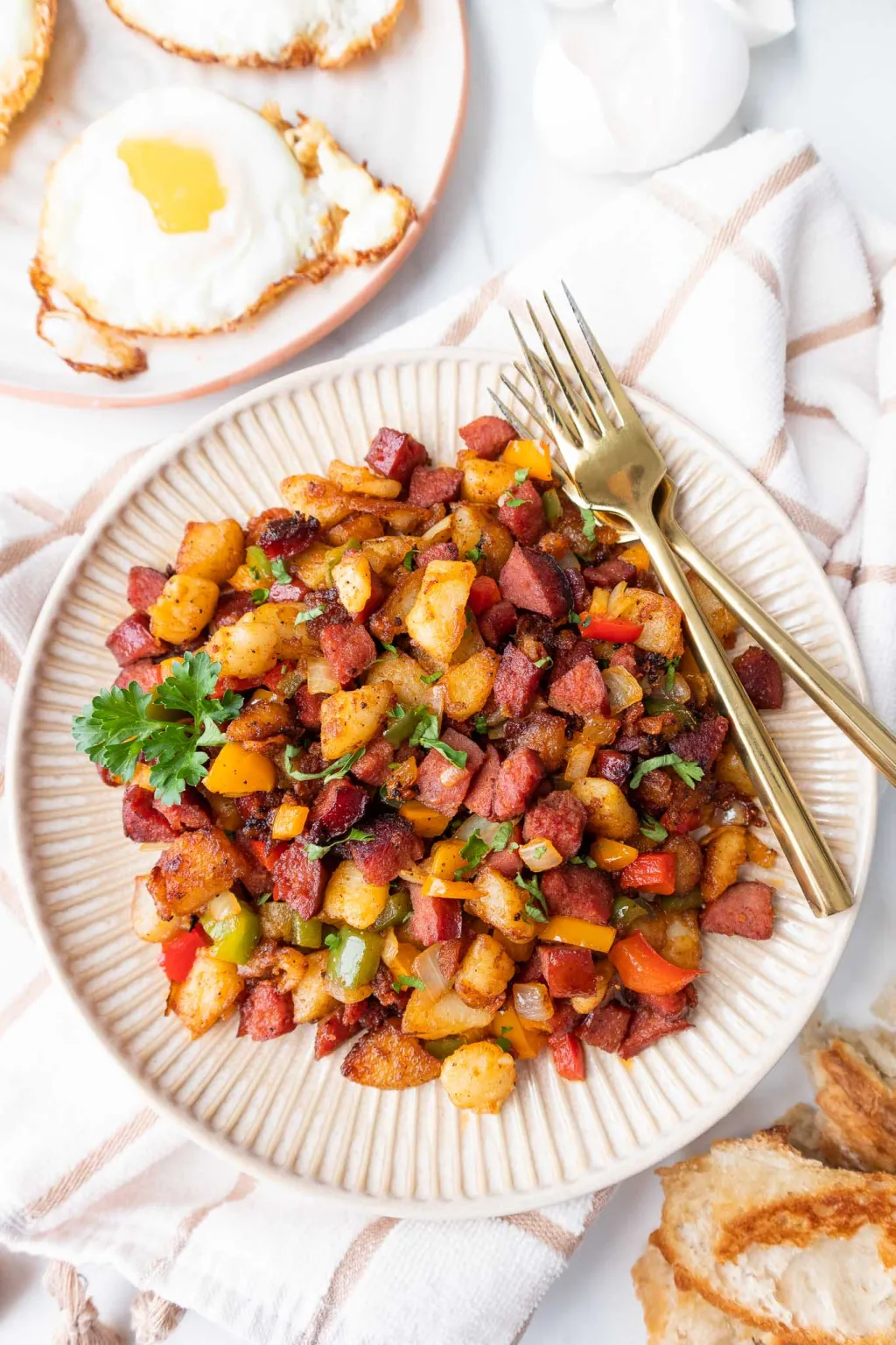 Kielbasa Breakfast Hash