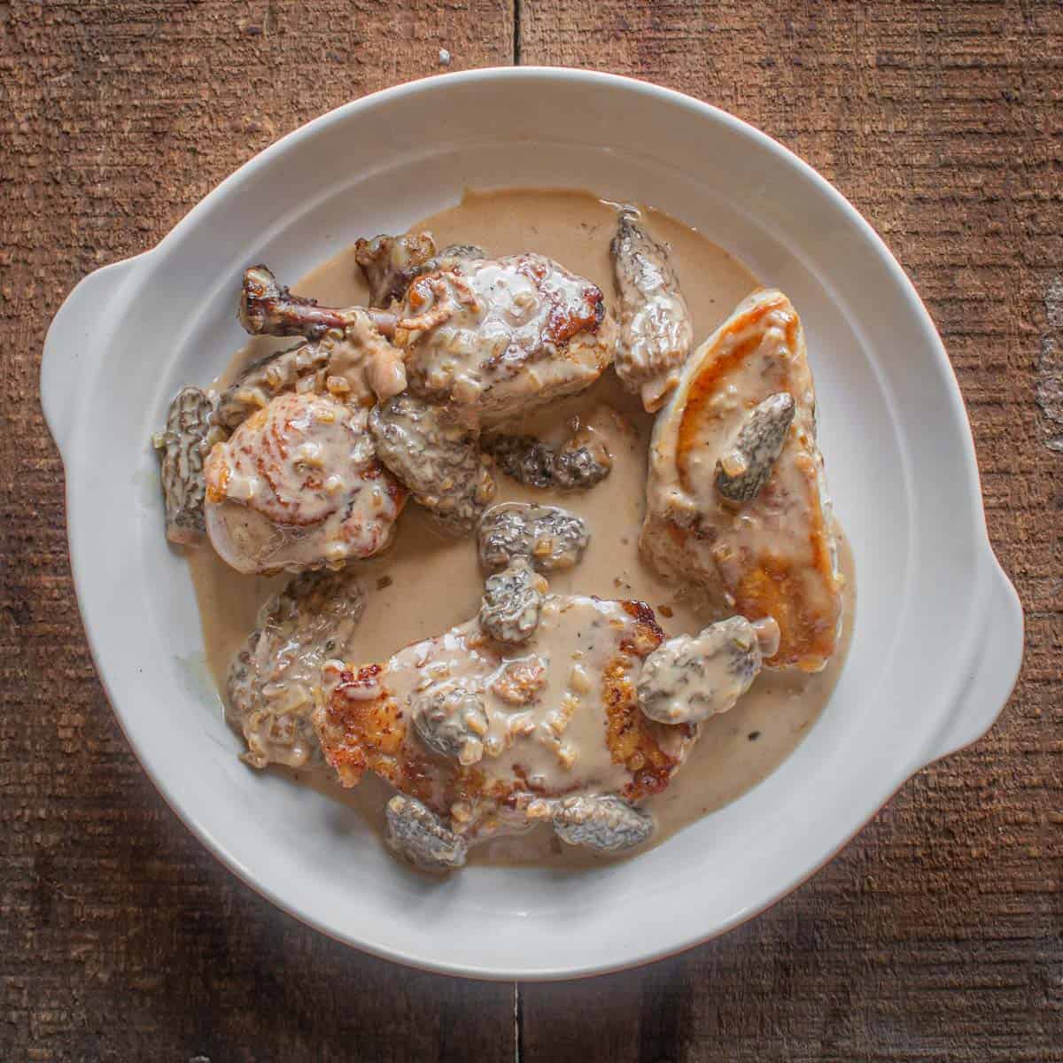 Morel Mushroom Cream Sauce (for Steak or Chicken)