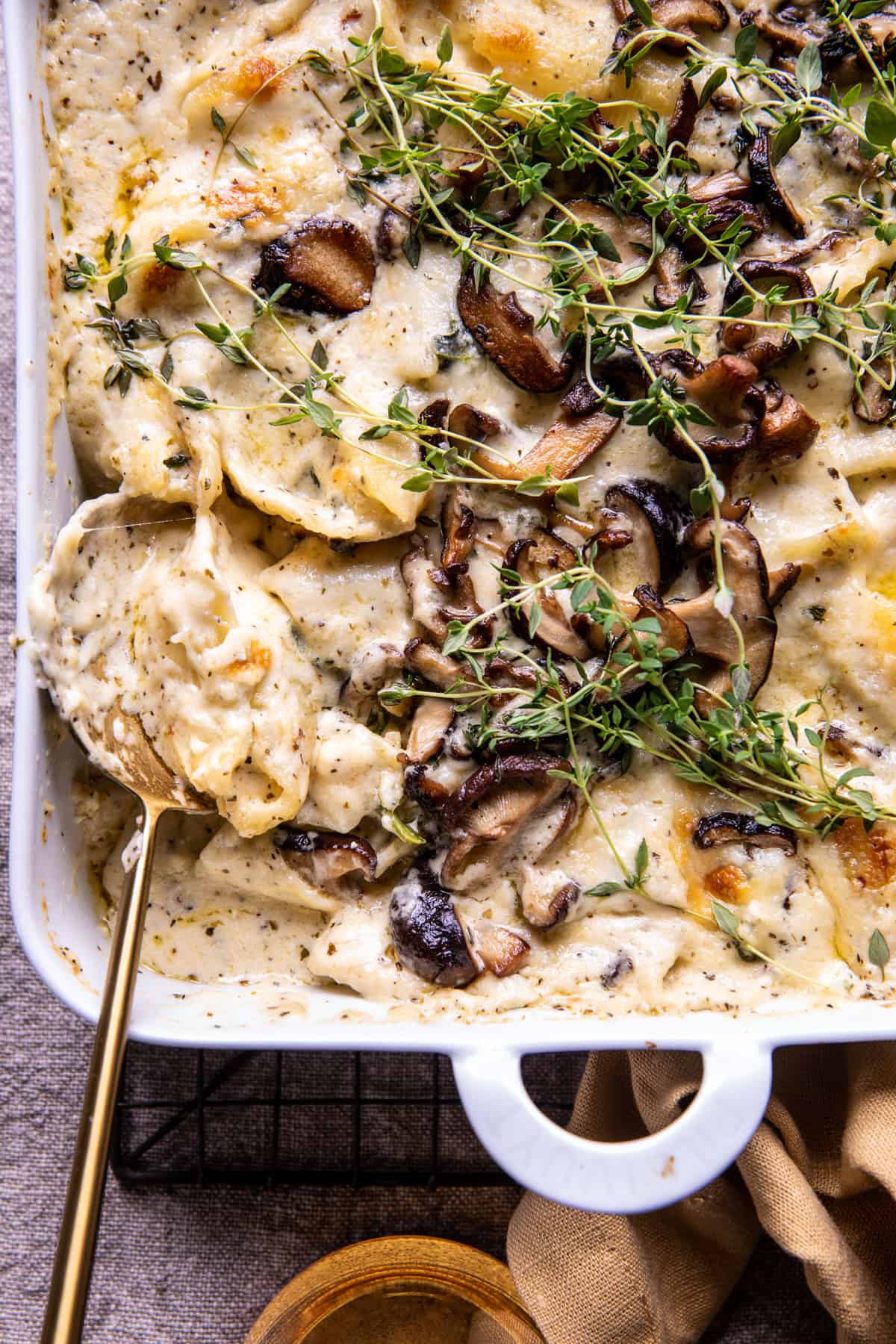 Mushroom and Ricotta Stuffed Shells