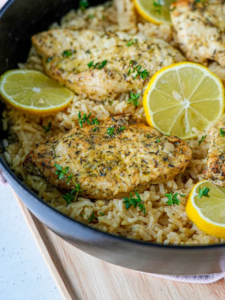 One-Pan Chicken with Lemon and Herbs