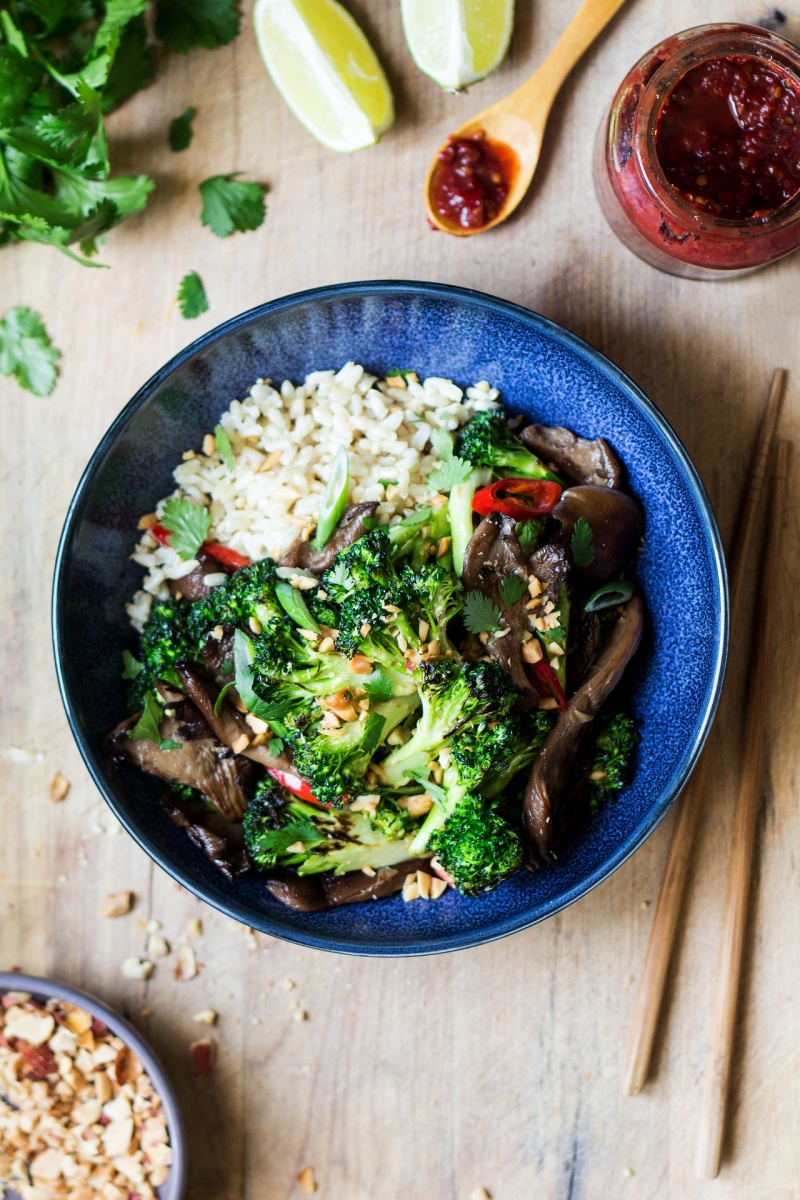 Oyster Mushroom Stir-Fry