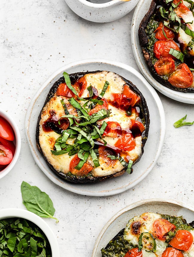 Portobello Mushroom Pizza Caps