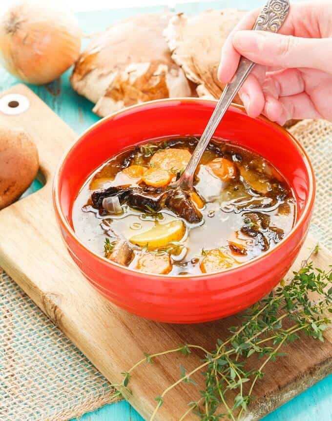 Portobello Mushroom Soup