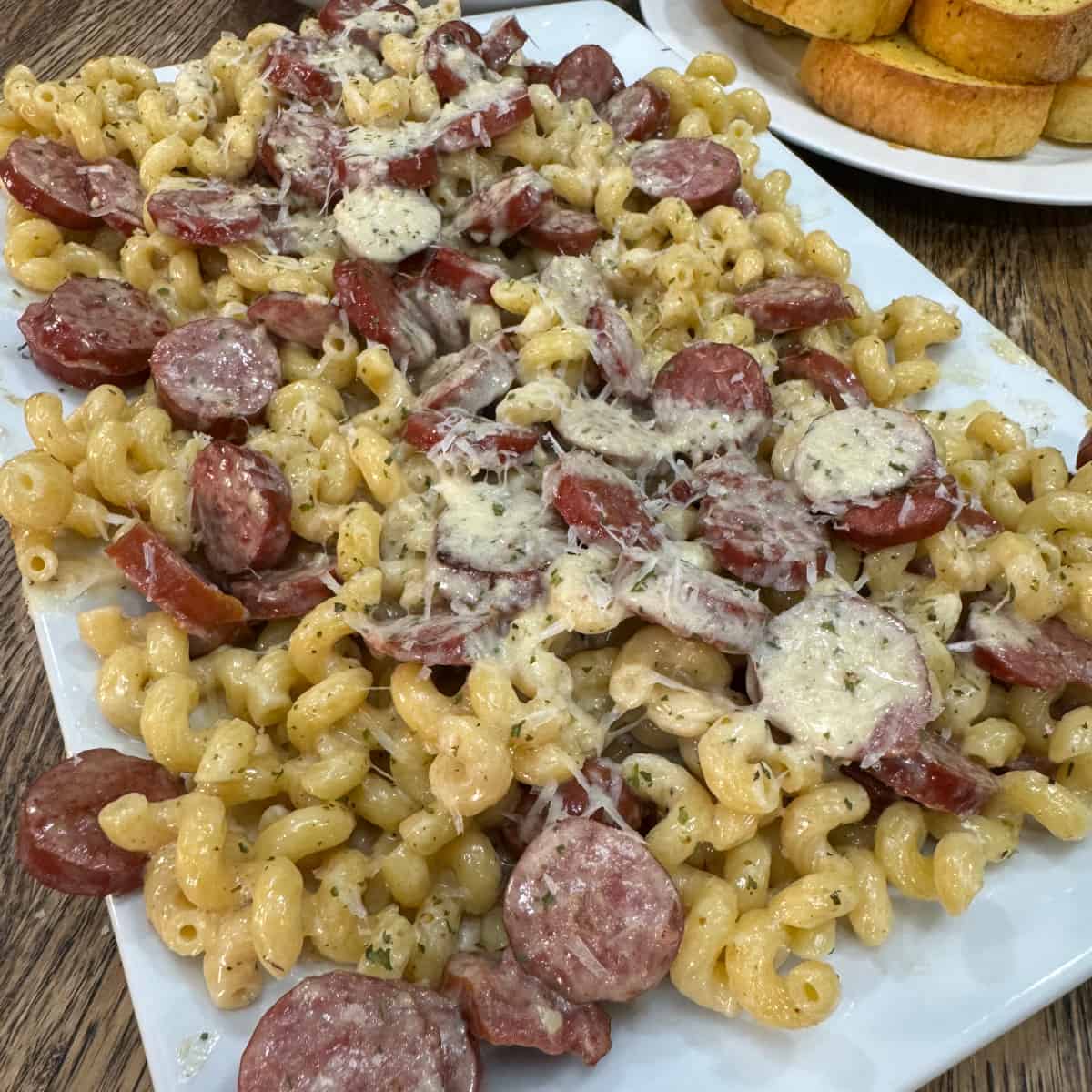 Smoked Sausage Alfredo Pasta