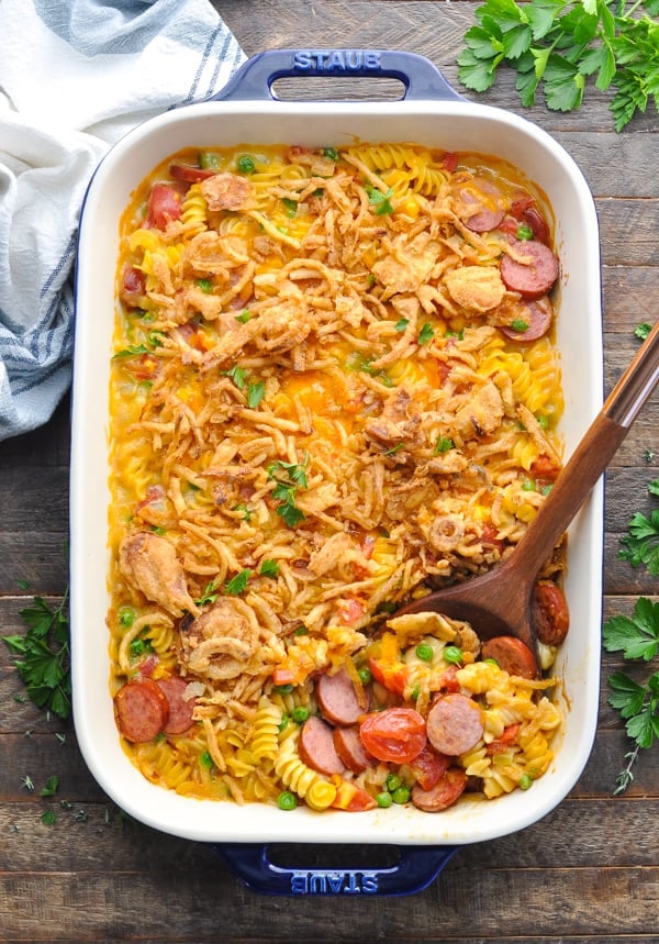 Smoked Sausage Pasta Bake