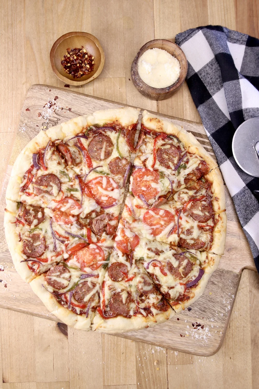 Smoked Sausage Pizza