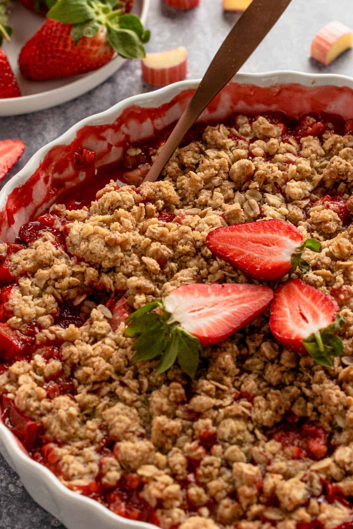 Strawberry Rhubarb Crisp