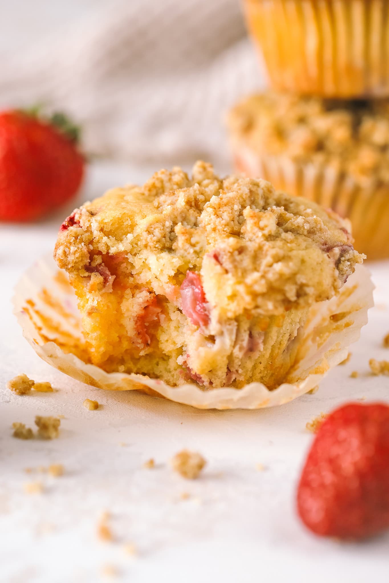 Strawberry Rhubarb Muffins