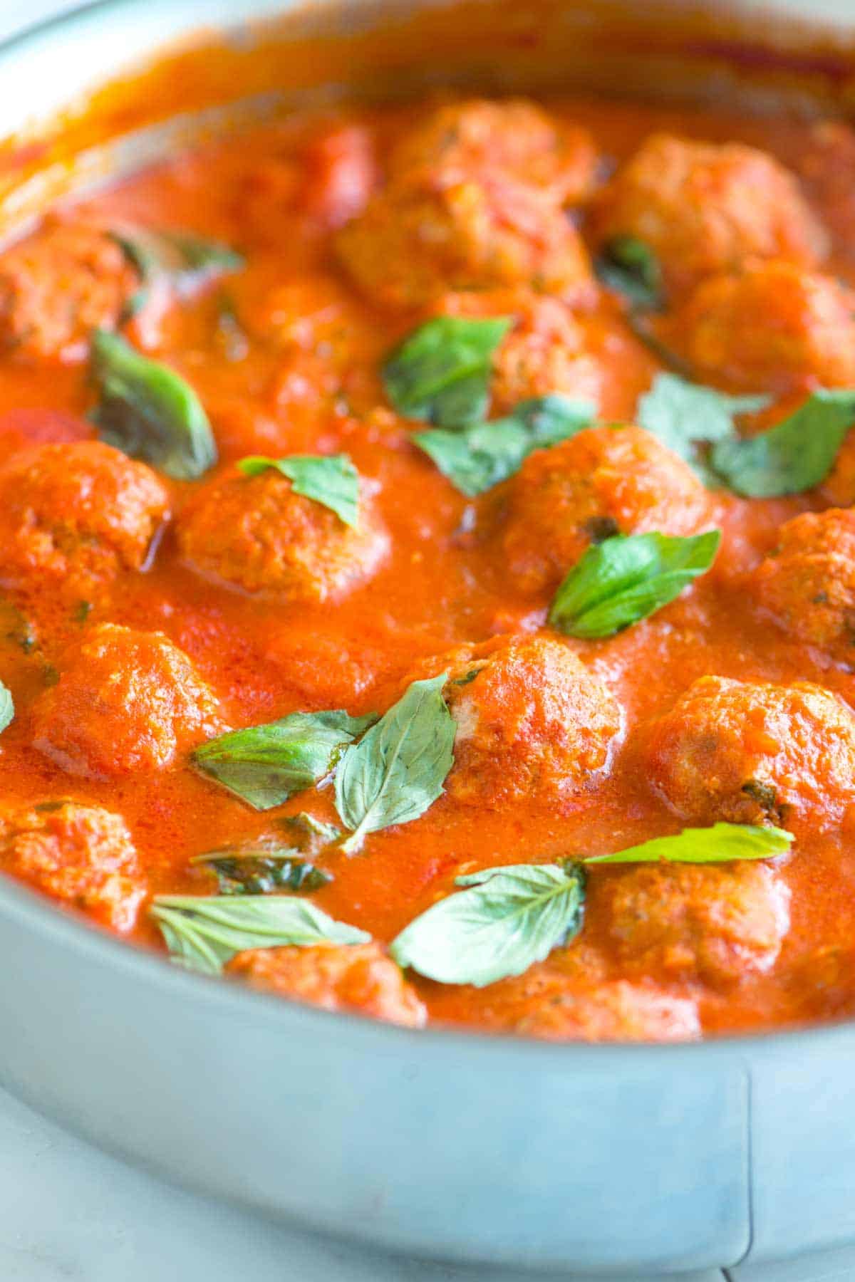 Turkey Meatballs with Tomato Sauce