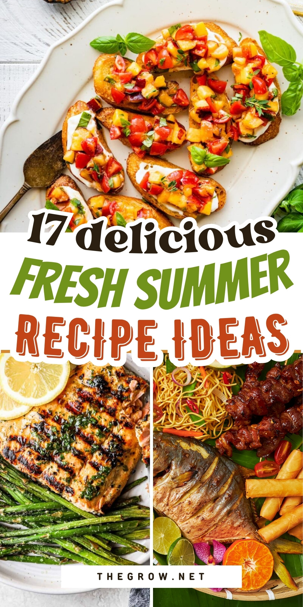 Yummy Fresh Summer Recipes to Try Today-pin
