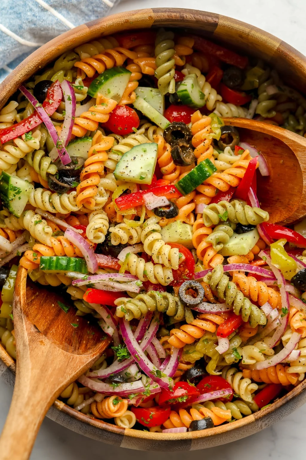 Cold Pasta Salad with Veggies