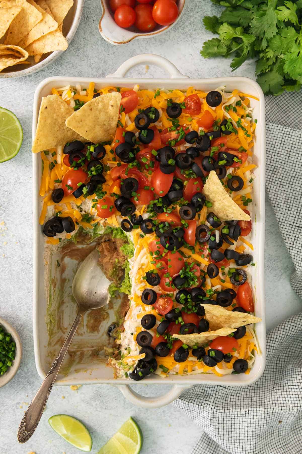 Seven Layer Taco Dip