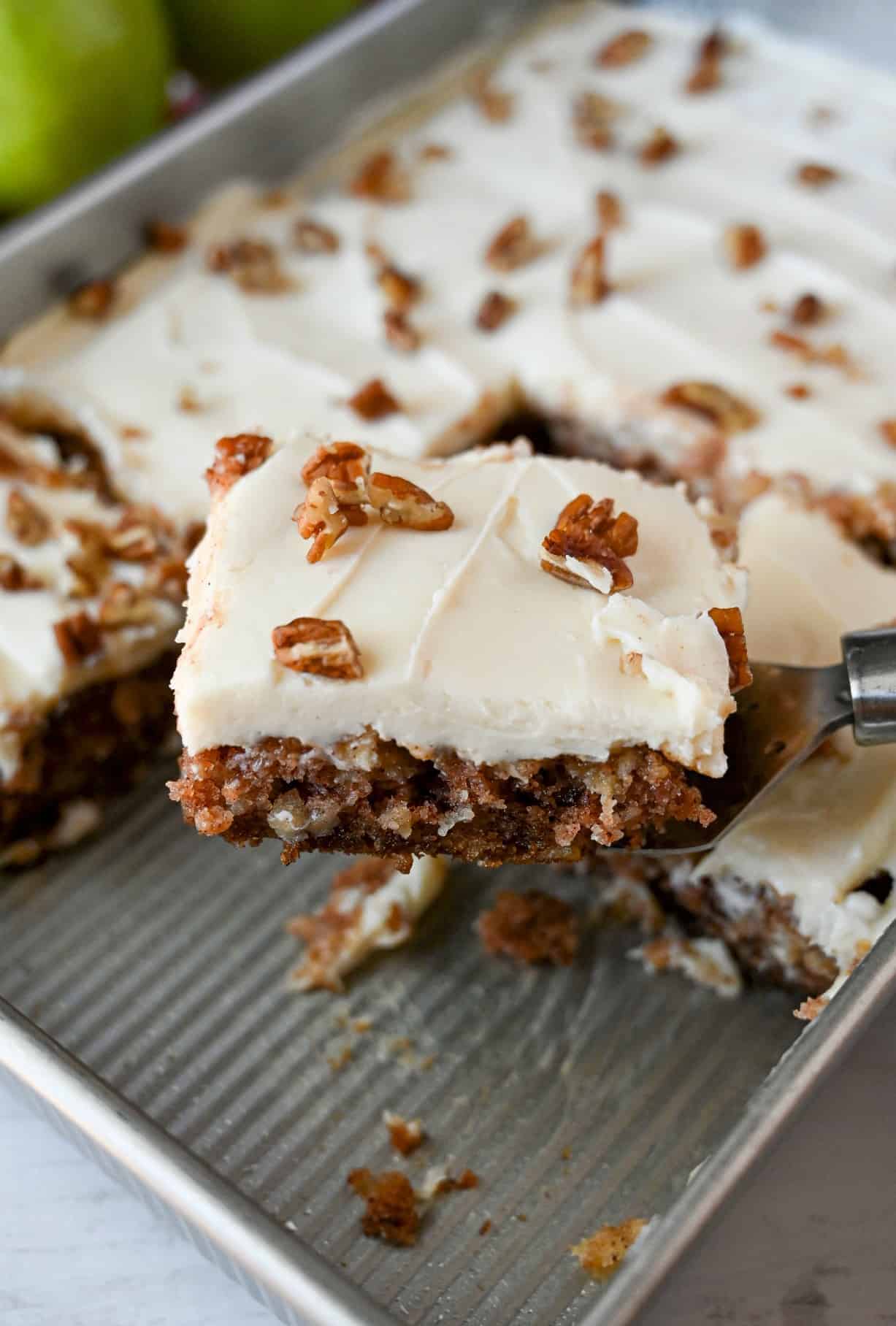 Apple Cake with Cream Cheese Frosting