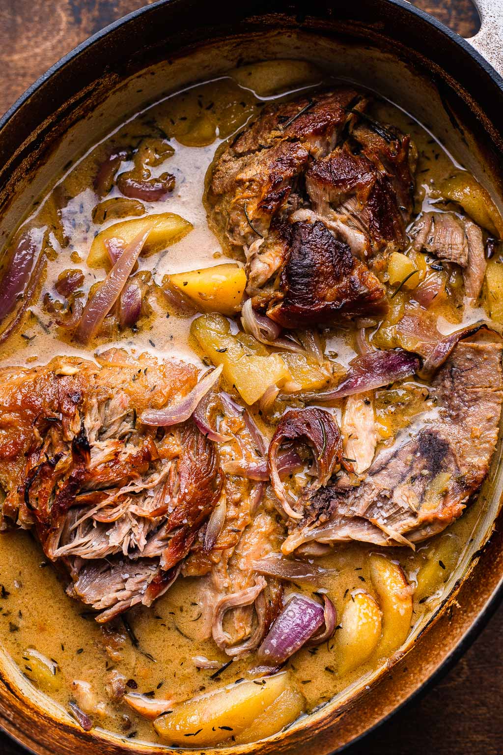 Apple Cider Braised Pork