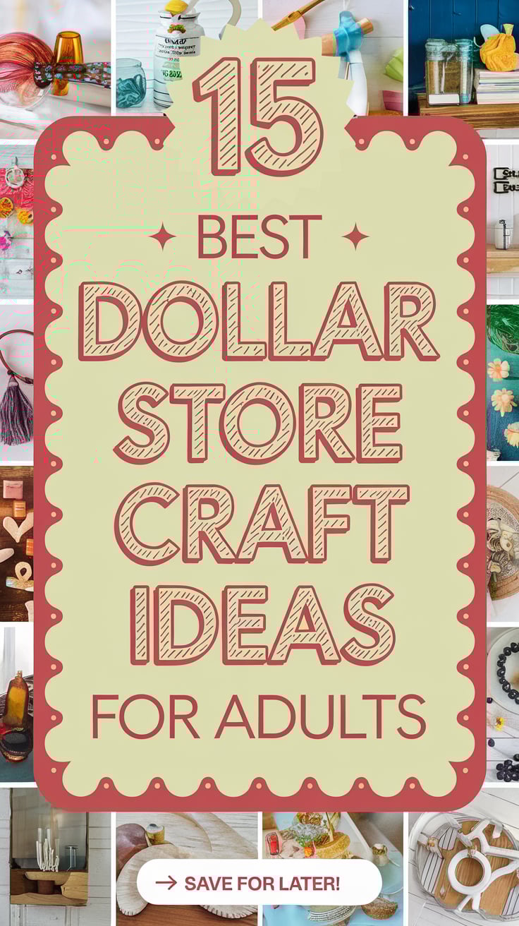 Best Dollar Store Craft Ideas For Adults