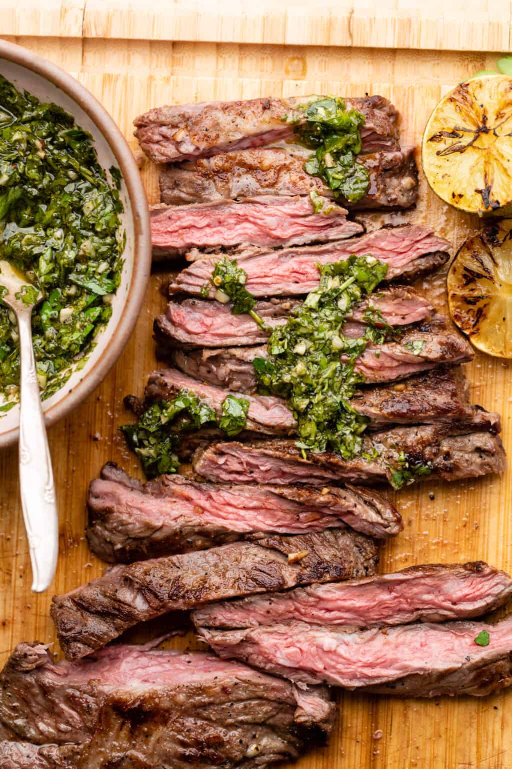 Grilled Flank Steak with Chimichurri Rice