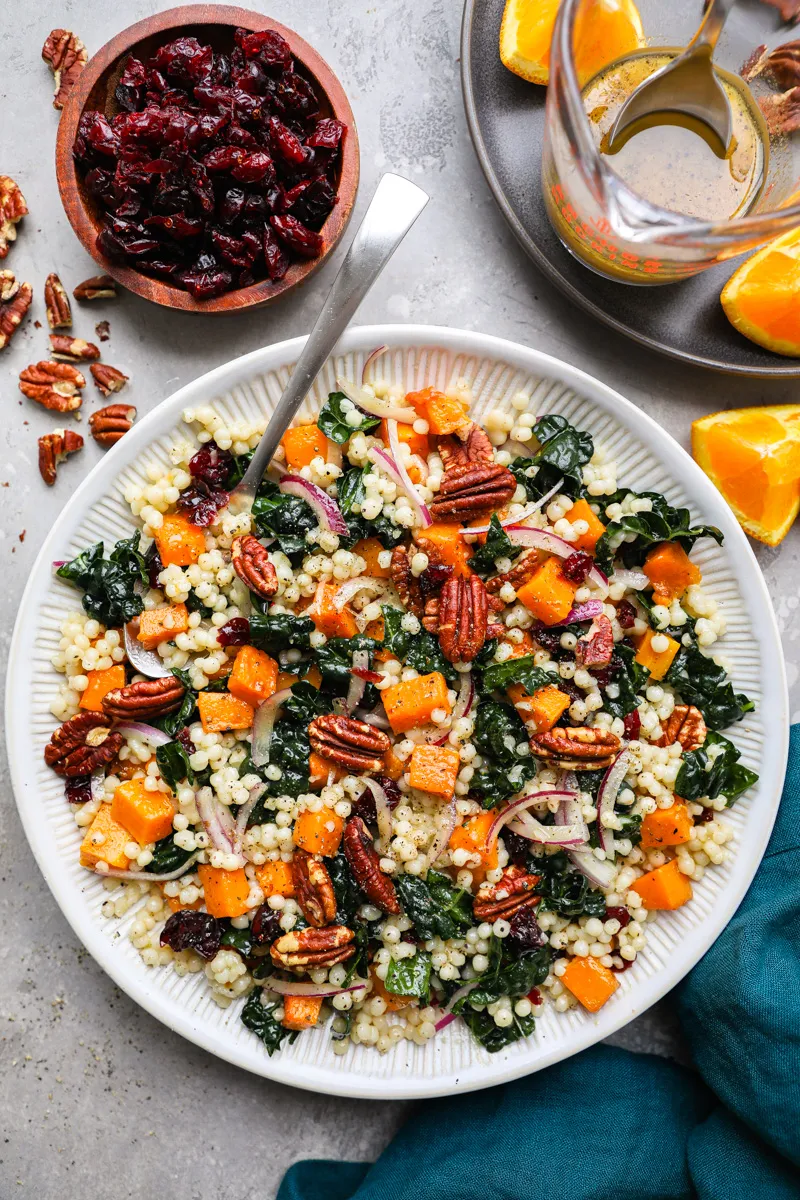 Pear and Walnut Couscous Salad