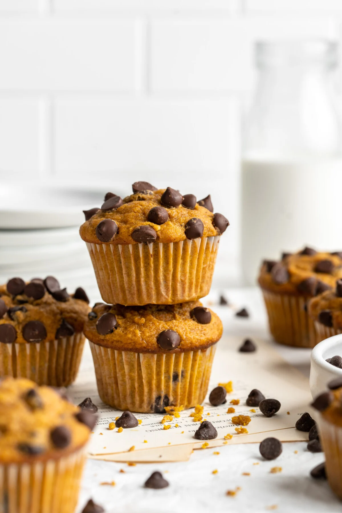 Pumpkin Chocolate Chip Muffins