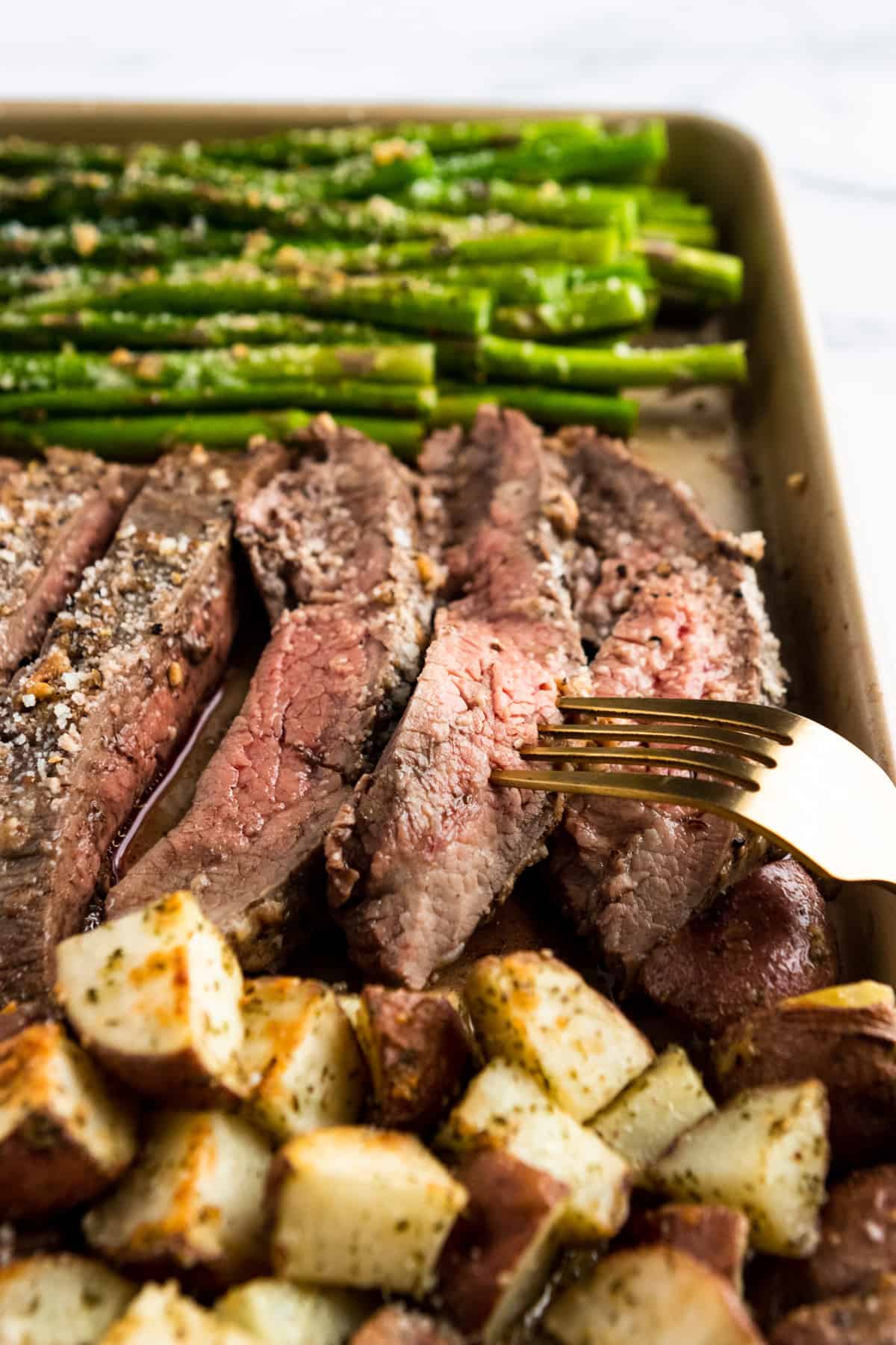 Steak and Potato Sheet Pan Dinner