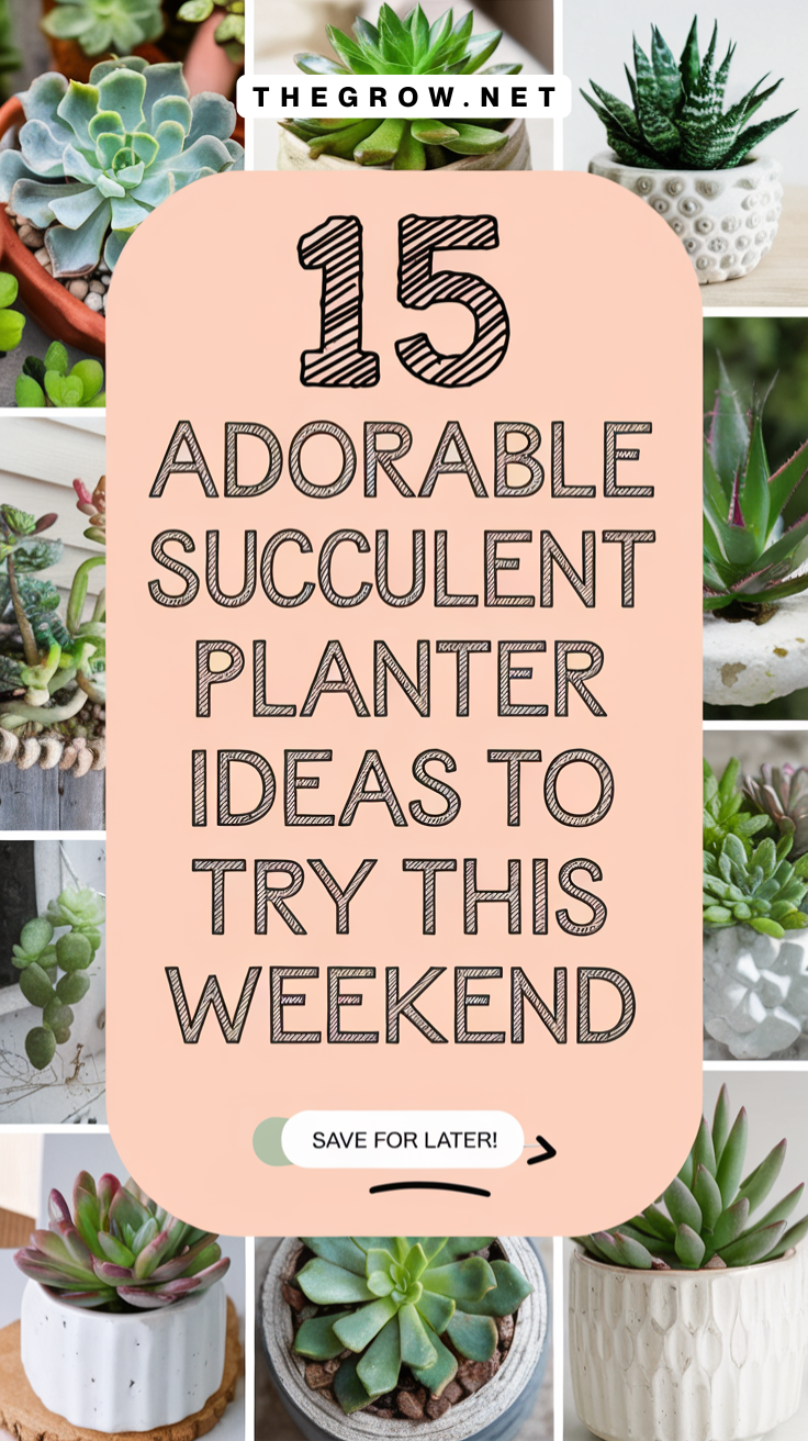 Succulent Planter Ideas