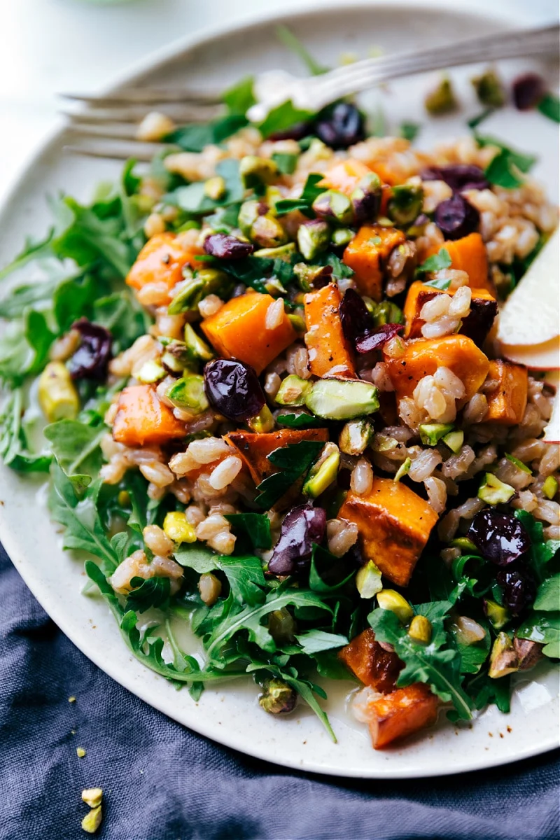 Sweet Potato and Farro Salad
