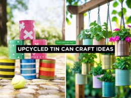 Upcycled Tin Can Craft Ideas