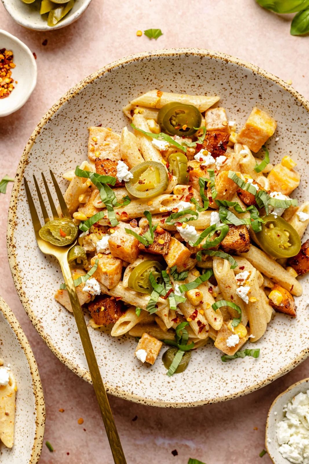 Butternut Squash and Goat Cheese Penne