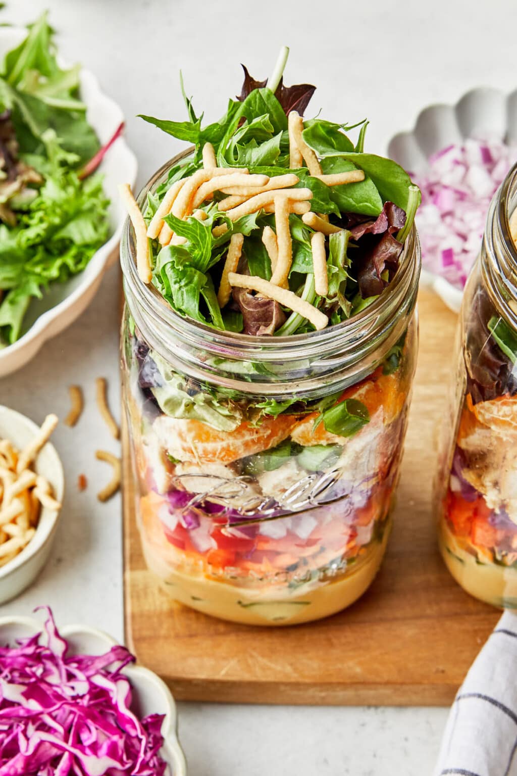 Asian Chicken Slaw Jar